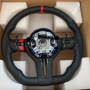 Volant en cuir pour <span class=keywords><strong>BMW</strong></span> F30 F20 F10 F35 F22 F18 F07 F32 F11 F15 <span class=keywords><strong>F80</strong></span> E70 E90 F32 F46 F26 M4 M5 <span class=keywords><strong>M</strong></span> Volant de voiture sport - Product Image 5