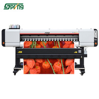 Imprimante grand format à solvant écologique, machine d'impression de bannières et d'affiches d'extérieur par sublimation, imprimante à 3/4 têtes d'impression