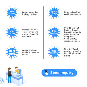 OEM WOPSON IP68 impermeável 14mm lente vazamento detecção esgoto inspeção câmera com 512Hz Sonde - Product Image 5