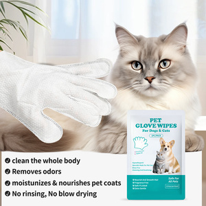 Lingettes pour animaux de compagnie, pour chiens et chats, boîte de 6 pièces, hypoallergéniques, non parfumées, nettoyantes et désodorisantes - Product Image 4