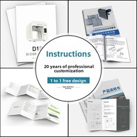 Manuel d'instructions d'usine d'impression, impression de pages uniques avec estampage or/argent, fabrication de livrets, pages couleur, pages pliables sur mesure, impression à chaud