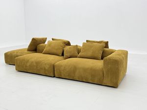 Ensemble modulaire sectionnel moderne en velours côtelé large côtelé, garni d'éponge, compressé sous vide, pour la mer (vente en gros) - Product Image 4