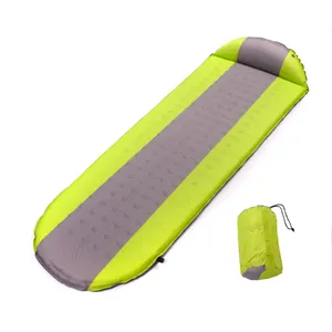 Inflatable Sleeping Pad Air Mattress Cushion bed with pillow Waterproof Sleeping Pad for Picnic