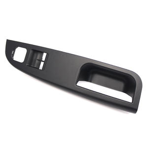 Panel de moldura de manija de puerta para Volkswagen Golf 5, negro ABS, cubierta de interruptor de ventana para volante a la izquierda y a la derecha - Product Image 4