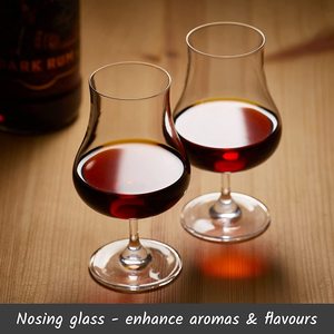 Verres à whisky cristallins haute clarté, design Norden, verres à whisky snifter, coffret cadeau, verres à rhum, brandy, cognac - Product Image 4