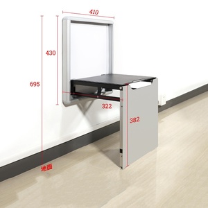 Hidden Dual-Directional Buffer Damping Stainless Steel Folding <b>Stool</b> for Apartment <b>Dining</b> Hotel Use - Product Image 6