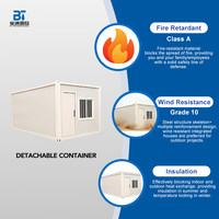 Kits de maisons conteneurs portables et démontables du fabricant - Maisons conteneurs modulaires préfabriquées modernes, étanches et à monter soi-même pour hôtels