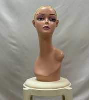 Realistischer 16-Zoll Weiblicher Schaufensterpuppen-Kopf mit Ständer für Make-up & Perücken, Kopfloser Erwachsenen-Plastikkopf, Anpassbar, OEM
