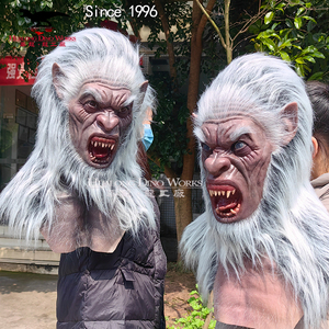 Máscara de cabeza de vampiro monstruo malvado decoración de Halloween fiesta de disfraces película Prop modelo de monstruo realista - Product Image 2