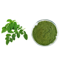 Ausreson Supply Ekstrak Herbal Kelas Makanan Bubuk & Ekstrak Daun Moringa Ekstraksi Air Dikemas Vakum Grosir
