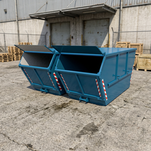 BDB P34 10M3 Collecteur de débris recouvert, machine industrielle de traitement des déchets, fabriqué en matériau Hardox ST-52, inclut le matériau Refuse 1 - Product Image 2