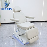 Lit de beauté électrique MOOLIN, fauteuil cosmétique de luxe, mobilier de salon de beauté, table de massage multifonction, lit de spa pour extensions de cils