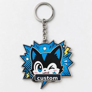 Porte-clés Manga Personnalisés en Gros de Haute Qualité – Chaînes à Motifs, Design Culturel Anime, Accessoires de Bande Dessinée, Souvenir - Product Image 2