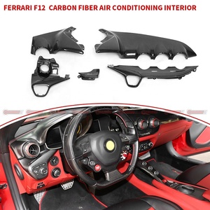 Pièces automobiles intérieures de qualité exceptionnelle en fibre de carbone sèche, style OEM, pour climatisation automobile Ferrari F12 - Product Image 1