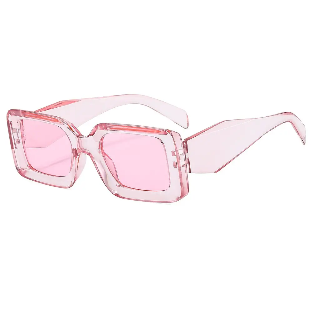 2024 neuzugänge sexy sport-sonnenbrille beste qualität quadratisch kunststoff mode einfach modisch uv-schutz unisex-sonnenbrille