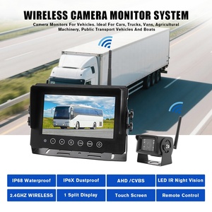 Waterproof 7 Inch IPS Monitor Wireless <strong>Truck</strong> Back <strong>Camera</strong> <strong>360</strong> <strong>Degree</strong> Wifi Car Backup Kit Blind Spot Monitoring <strong>System</strong> - Product Image 5