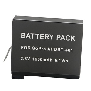Batería AHDBT-401 de 1600mAh para GoPro Hero 4 Black Silver, Certificación CE RoHS, Venta al Por Mayor, Garantía de 12 Meses - Product Image 1