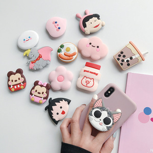 Factory Custom Logo Silicone Phone <strong>Socket</strong> up Grip Holder with Design LOGO Printing <strong>Sockets</strong> Phone Stand - Product Image 3