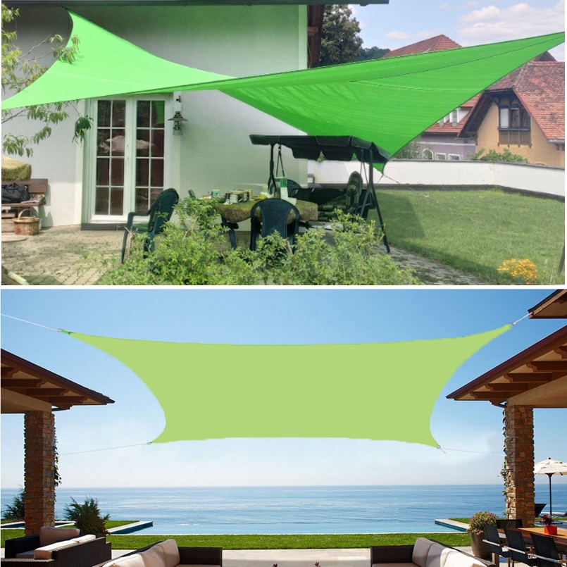 Заводская цена 2x3 м оксфордская ткань прямоугольный квадратный оттенок парус Водонепроницаемый солнцезащитный чехол для бассейна солнцезащитный козырек