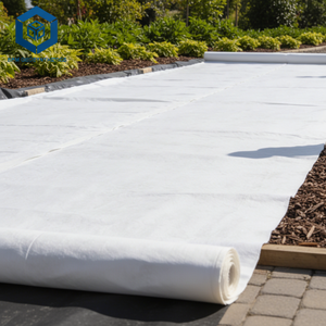 Tissu non tissé PET/PP <span class=keywords><strong>120g</strong></span> 800g <span class=keywords><strong>noir</strong></span>/blanc, membrane géotextile non tissée - Product Image 3