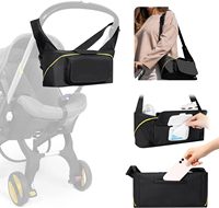 Sac essentiel compatible avec la poussette de siège d'auto pour bébé Doona, accessoires de poussette, sac organisateur, sac de siège d'auto