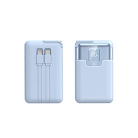 Batterie externe au lithium polymère 22,5 W avec câble de charge, grande capacité 10000 mAh, charge ultra-rapide, affichage numérique portable