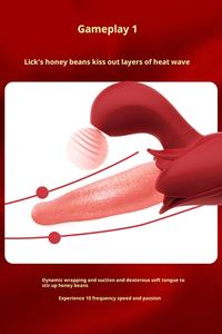 Lengua baile Amor canción 10 frecuencias vibrador juguetes sexuales masturbación femenina utensilios pene masaje palo 1 unid/caja - Product Image 5