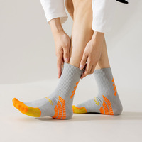 Nouvelle Collection Automne 2026 – Chaussettes de Sport Professionnelles en Coton pour Hommes, Compression Mi-Mollet, Anti-Transpiration, Idéales pour le Basketball en Extérieur