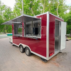 Truck Pizza <b>Restaurant</b> <b>Equipment</b> Snack Carts Food Trailers Fully Equipped Kitchen Coffee Cart Trailer - Product Image 5