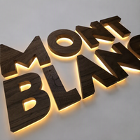 DakeSign OEM ODM Enseigne lumineuse 3D en acier inoxydable à LED pour écoles, salles d'exposition, publicité, décoration, éclairage, conception gratuite