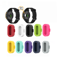 Uhren-Ladeanschluss-Schutz Weiche Silikon-Staubschutzkappen für Garmin Forerunner 265S/ Forerunner 265/ Forerunner 965/Fenix8
