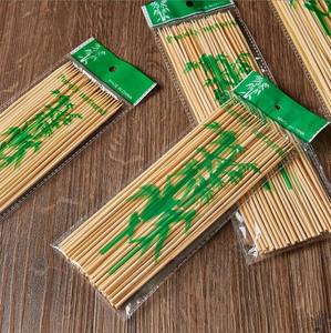 Brochetas de Bambú Ecológicas de Grado Alimenticio, Acabado Pulido, Biodegradables, de Alta Calidad, Minimalistas, Portátiles, Multifuncionales para Barbacoa y <span class=keywords><strong>Kebab</strong></span> - Product Image 2