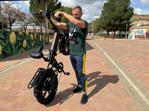 Certifié EN15194 vélo électrique pliant 20 pouces double suspension fourche 40mm amortisseur arrière ville tout‑terrain pedelec - Product Image 3