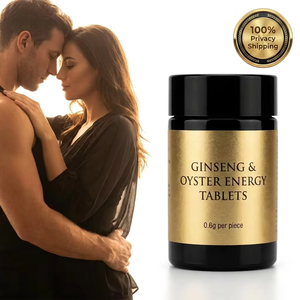 Tabletas de Apoyo a la Vitalidad Masculina de Marca Privada, Ginseng, Ostra, Polvo de Ciervo, Zinc, Magnesio, 0.6g por Tableta - Product Image 1