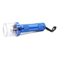 Broyeur d'herbes en métal électrique en alliage d'aluminium, lampe de poche créative, accessoires pour fumer, offre spéciale