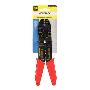 <b>Crimping</b> Pliers for Terminals with <b>Wire</b> Stripper 195 mm. - Product Image 4