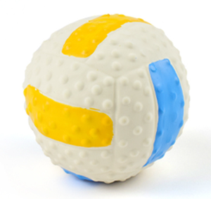 Juguete de látex con sonido para mascotas, juguete interactivo para jugar al Rugby, baloncesto y fútbol - Product Image 2