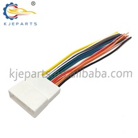 Faisceau de câblage audio modifié pour automobile, adaptateur 20 broches avec câble de connexion d'antenne pour autoradio Nissan