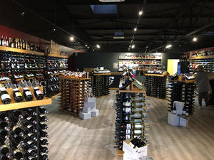 Estantes de góndolas de exhibición de madera, para tiendas de licor y vino, decoración Interior, venta al por menor, precio directo de fábrica - Product Image 3