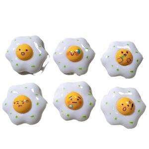 100 pz/borsa <span class=keywords><strong>Emoji</strong></span> portachiavi in resina per Slime custodia Mobile decorazione artigianale artigianale - Product Image 2