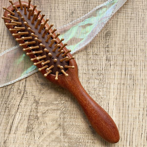 OEM ODM Yüksek Kaliteli Yeni Tasarım Saç Derisi Masajı Ahşap Hava Yastıklı Fırça Saç Tarağı Salon ve Ev Kullanımı İçin - Product Image 1