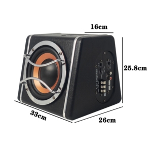 <span class=keywords><strong>Precio</strong></span> de fábrica Caja de altavoz <span class=keywords><strong>subwoofer</strong></span> para automóvil de <span class=keywords><strong>8</strong></span> <span class=keywords><strong>pulgadas</strong></span> <span class=keywords><strong>Subwoofer</strong></span> activo de 70W con amplificador Bobina simple de 4 ohmios para audio para automóvil - Product Image 4