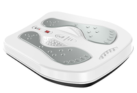 Masseur électrique pour les jambes et les pieds, plaque vibrante, machine d'exercice, chauffage, rechargeable par USB, télécommande sans fil pour une relaxation profonde