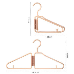 Nouvelle arrivée cintres pliables en plastique pour garde-robe et organisateur de salon - Product Image 6