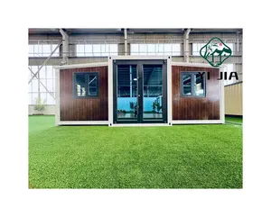 Hecho en China Casa modular industrial Expandible Modular Mobil Home Precio Tinyhouse Hause casas pequeñas sobre ruedas 2 dormitorios