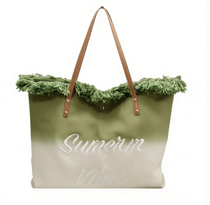 Bolsa de Mano Informal de Algodón, Bolsa de Lona Grande, Bolsa de Compras Diaria de Gran Capacidad para Promoción - Product Image 1