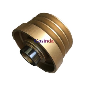 Polea de Correa de Cigüeñal de 3 Ranuras Marca NO <span class=keywords><strong>41</strong></span> Compatible con Motor Diésel 4BG1 Excavadora de Orugas ZAX120 Maquinaria de Construcción - Product Image 4