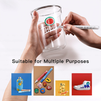 Marqueur acrylique Rubens de qualité supérieure pour artistes, 0,7 mm, emballage individuel, fournitures artistiques haut de gamme, forte teneur en couleur pour la peinture