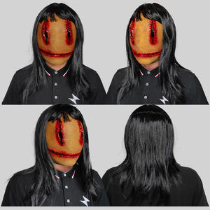 BAIEG Femme Fantôme <span class=keywords><strong>Visage</strong></span> <span class=keywords><strong>Masque</strong></span> Horreur Film Inspiré Latex Mascarade Prank pour Halloween Party Effrayant pour Fantôme <span class=keywords><strong>Visage</strong></span> Props - Product Image 4