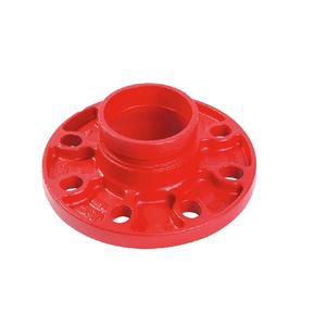 Youfa dễ uốn sắt đúc phụ kiện đường ống rãnh chia mặt bích - Product Image 2